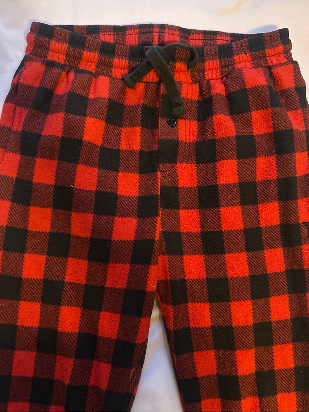 Hurley Men’s Flannel Pajamas Red and Black